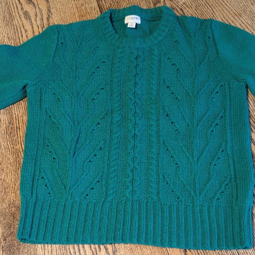 J.Crew Lambswool Sweater in a Gorgeous St Patrick's Day Kelly Green 💚